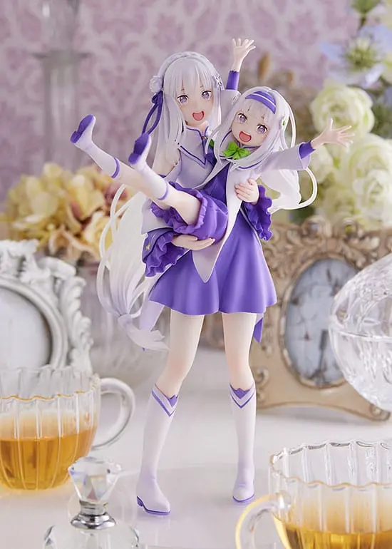 Re:Zero Starting Life in Another World PVC Statue 1/7 Emilia & Childhood Emilia 24 cm termékfotó