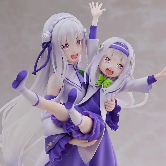 Re:Zero Starting Life in Another World PVC Statue 1/7 Emilia & Childhood Emilia 24 cm termékfotó