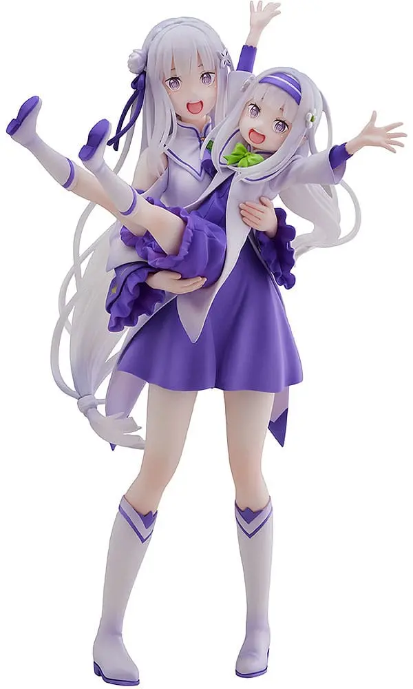 Re:Zero Starting Life in Another World PVC Statue 1/7 Emilia & Childhood Emilia 24 cm termékfotó