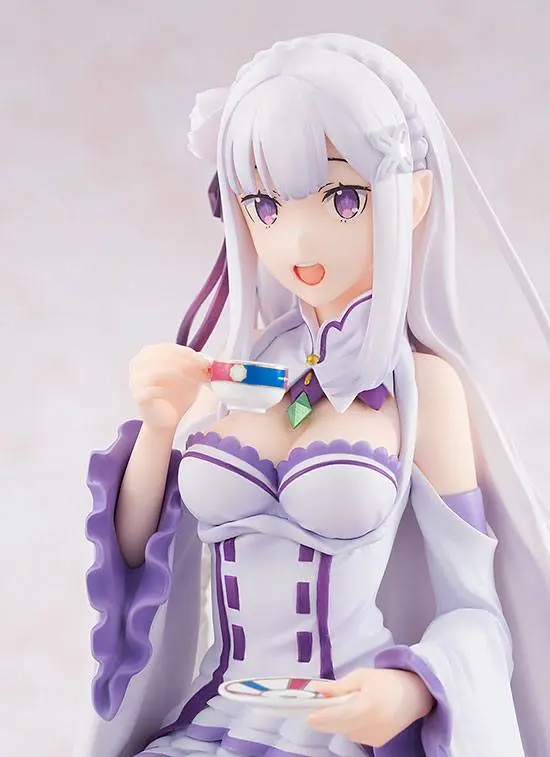 Re:ZERO -Starting Life in Another World- PVC Statue 1/7 Emilia Tea Party Ver. 20 cm Produktfoto
