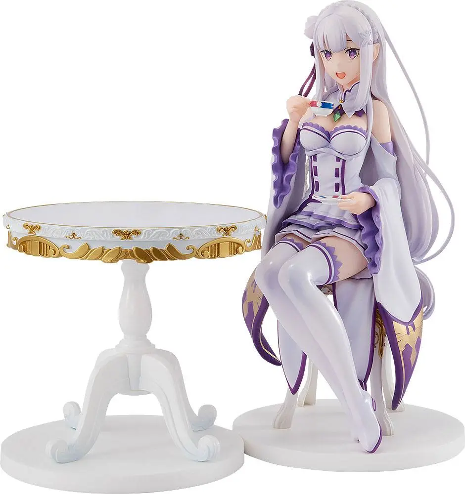 Re:ZERO -Starting Life in Another World- PVC Statue 1/7 Emilia Tea Party Ver. 20 cm Produktfoto