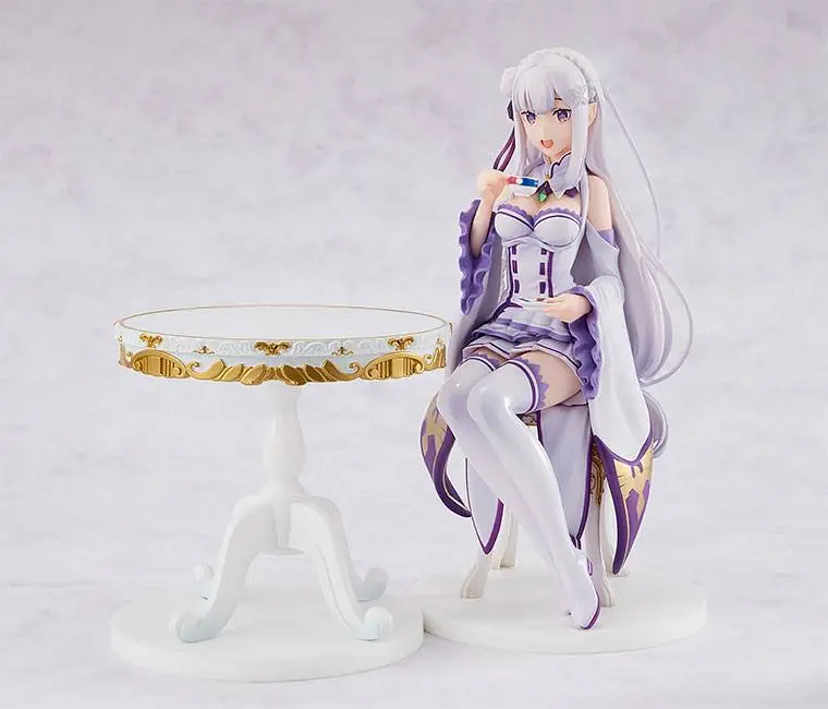 Re:ZERO -Starting Life in Another World- PVC Statue 1/7 Emilia Tea Party Ver. 20 cm Produktfoto
