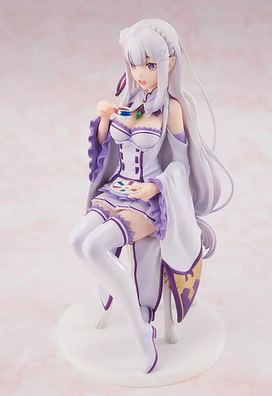 Re:ZERO -Starting Life in Another World- PVC Statue 1/7 Emilia Tea Party Ver. 20 cm Produktfoto