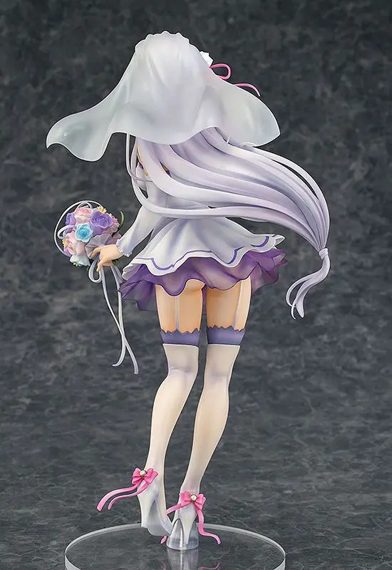 Re:ZERO -Starting Life in Another World- PVC Statue 1/7 Emilia Wedding Ver. 25 cm termékfotó