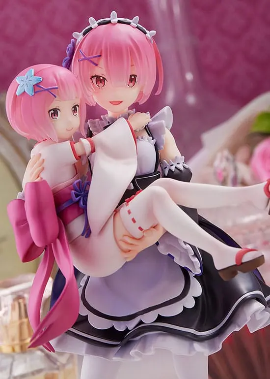 Re:Zero Starting Life in Another World PVC Statue 1/7 Ram & Childhood Ram 23 cm termékfotó