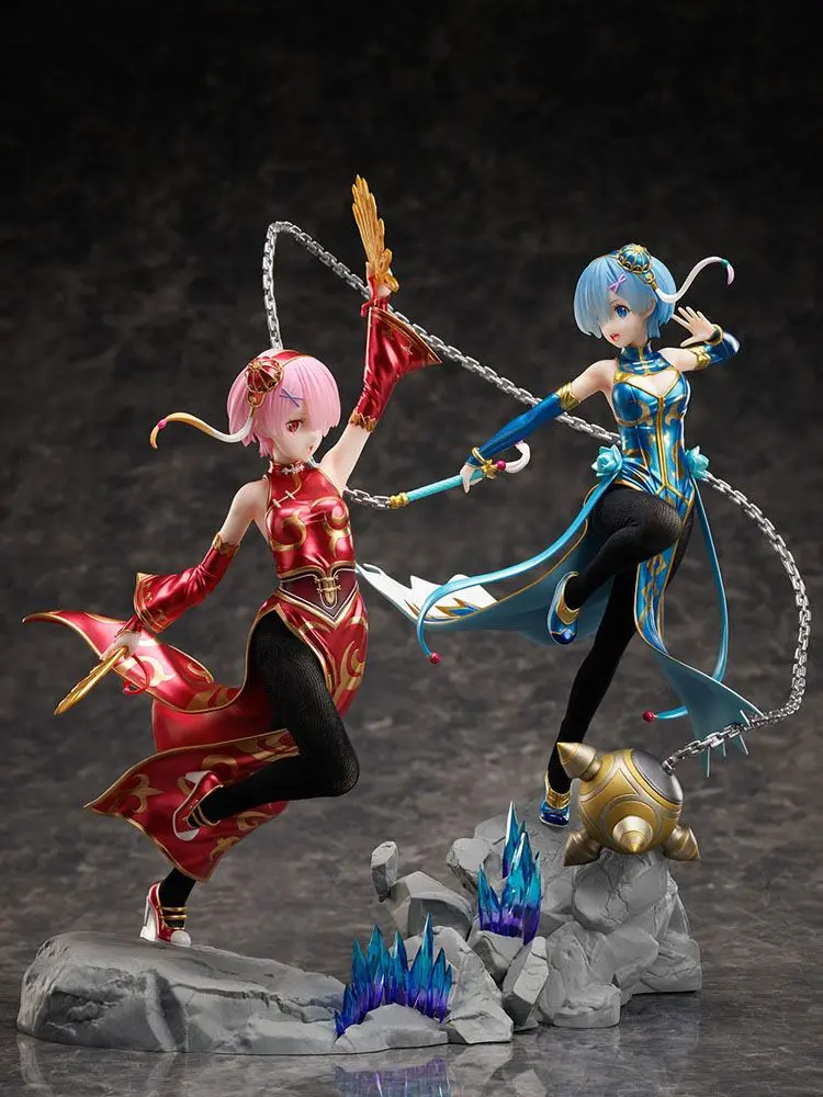 Re:ZERO - Starting Life in Another World PVC Statue 1/7 Ram China Dress Ver. 23 cm Produktfoto
