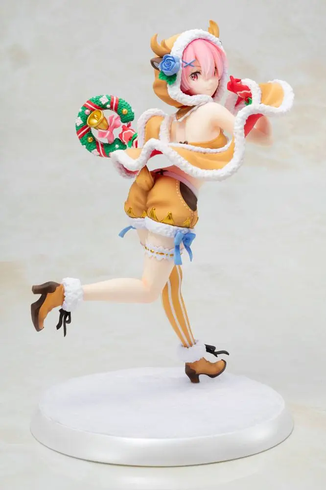 Re:ZERO -Starting Life in Another World- PVC Statue 1/7 Ram Christmas Maid Ver. 23 cm Produktfoto