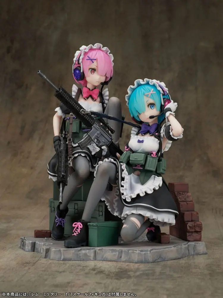 Re:Zero Starting Life in Another World PVC Statue 1/7 Ram Military Ver. 20 cm termékfotó