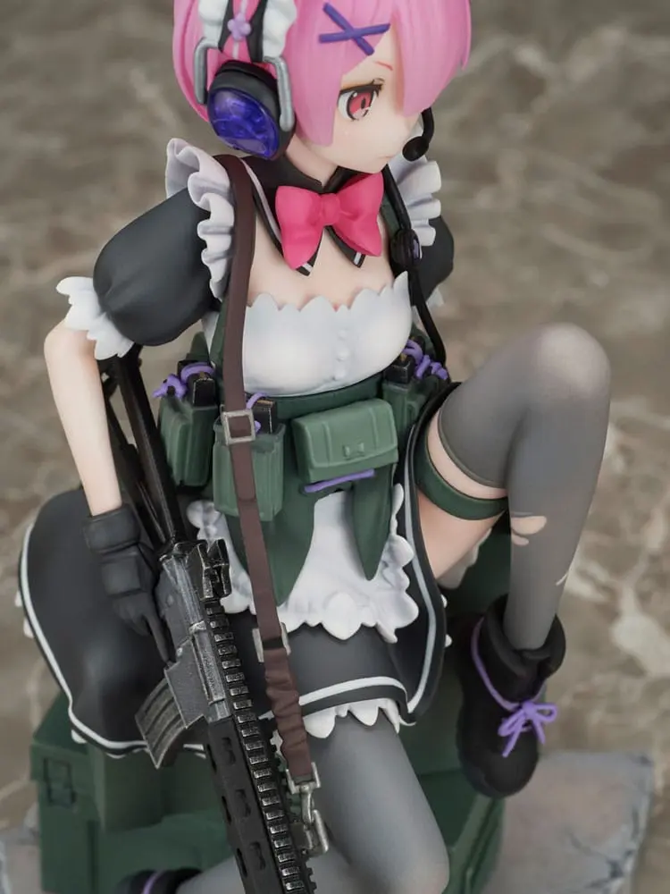 Re:Zero Starting Life in Another World PVC Statue 1/7 Ram Military Ver. 20 cm termékfotó