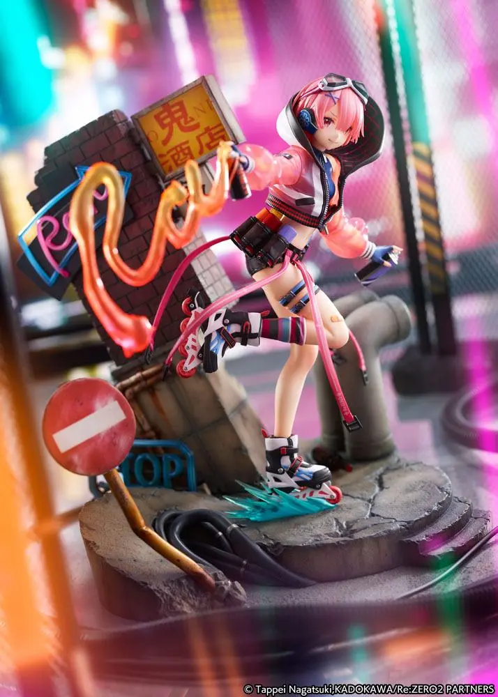 Re: Zero Starting Life in Another World Statue 1/7 Ram Neon City Ver. 24 cm Produktfoto