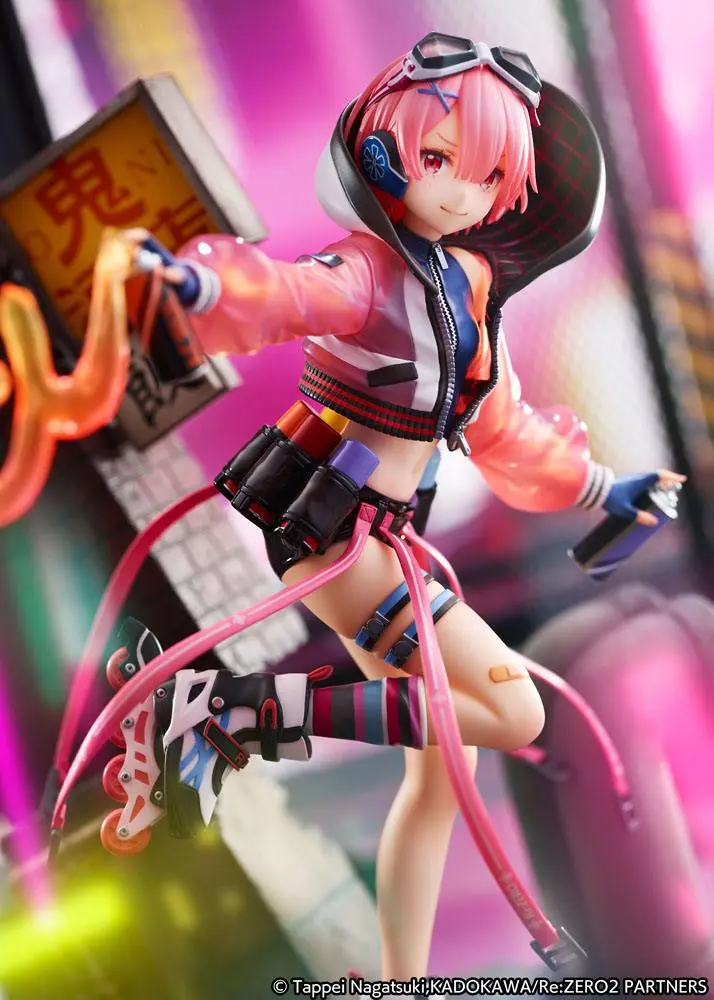 Re: Zero Starting Life in Another World Statue 1/7 Ram Neon City Ver. 24 cm Produktfoto