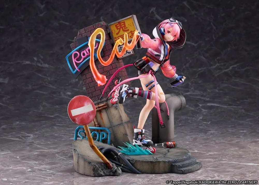 Re: Zero Starting Life in Another World Statue 1/7 Ram Neon City Ver. 24 cm Produktfoto