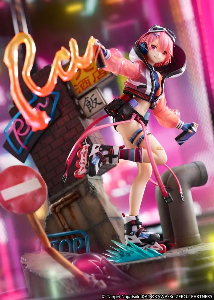 Re: Zero Starting Life in Another World Statue 1/7 Ram Neon City Ver. 24 cm Produktfoto