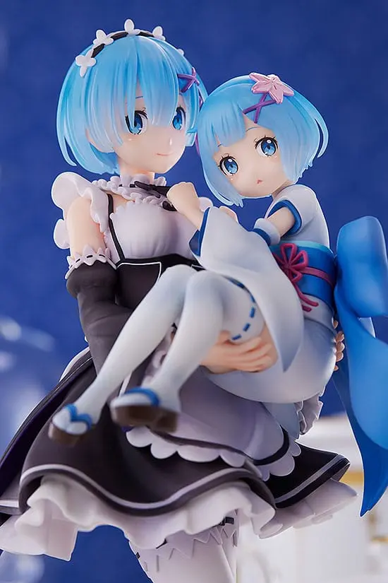 Re:Zero Starting Life in Another World PVC Statue 1/7 Rem & Childhood Rem 23 cm termékfotó