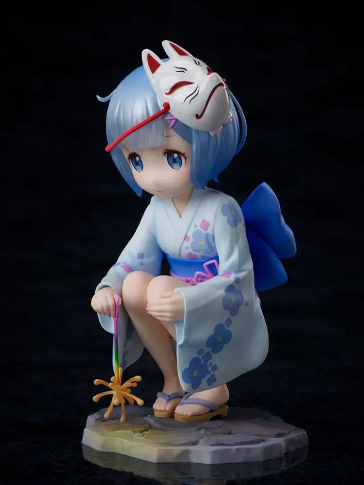 Re:ZERO -Starting Life in Another World- PVC Statuen 1/7 Rem & Ram Childhood Summer Memories 11 cm Produktfoto