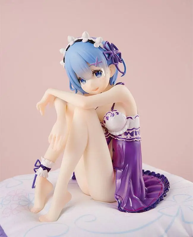 Re:ZERO -Starting Life in Another World- PVC Statue 1/7 Rem Birthday Purple Lingerie Ver. 12 cm Produktfoto
