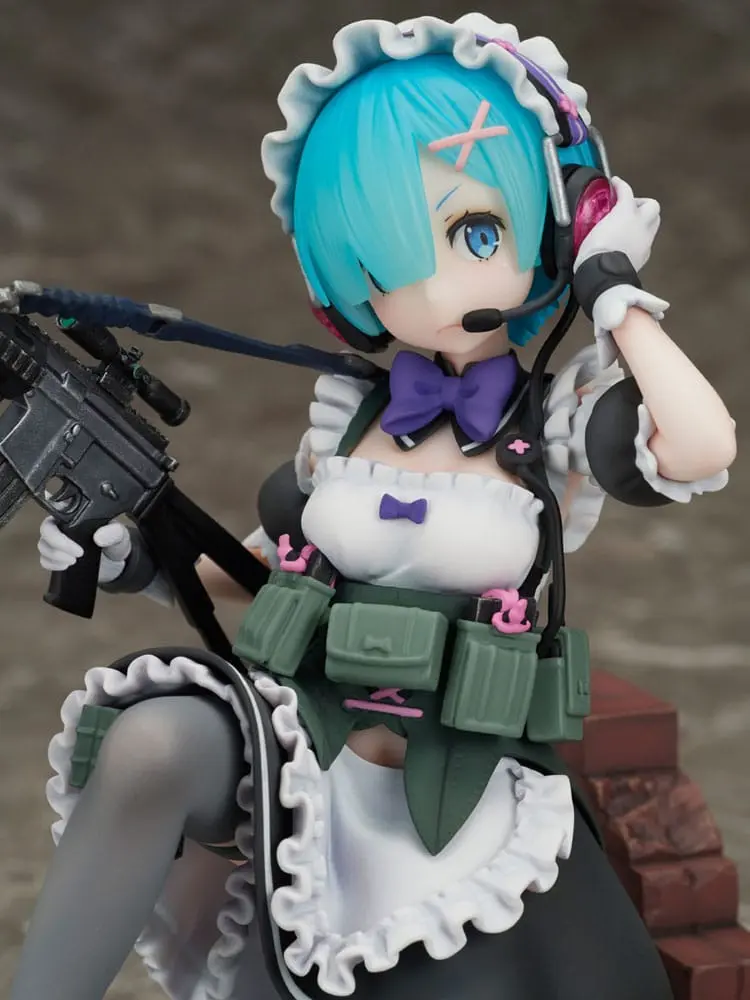 Re:Zero Starting Life in Another World PVC Statue 1/7 Rem Military Ver. 16 cm termékfotó