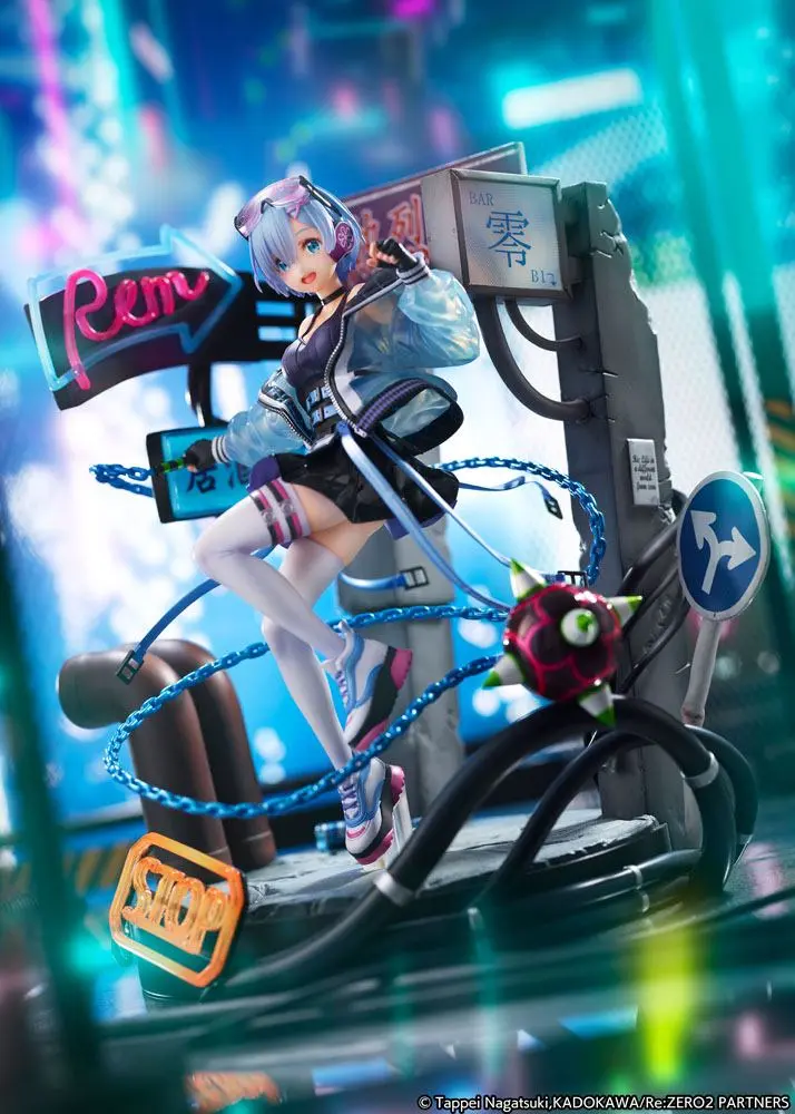 Re: Zero Starting Life in Another World Statue 1/7 Rem Neon City Ver. 27 cm Produktfoto