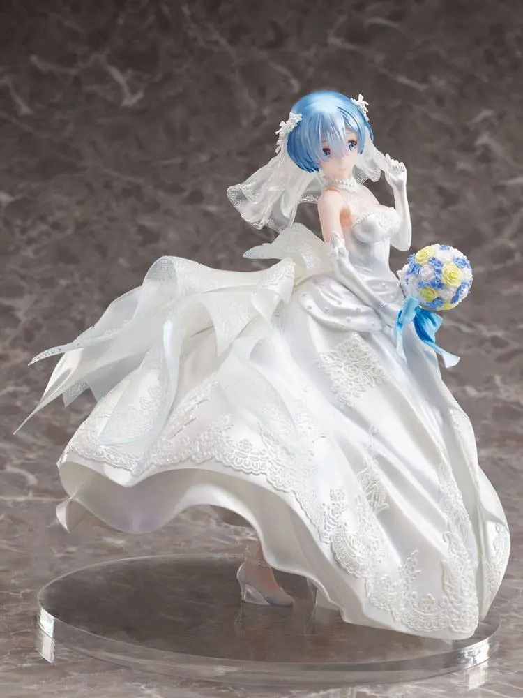Re:ZERO -Starting Life in Another World- PVC Statue 1/7 Rem Wedding Dress Ver. 23 cm Produktfoto