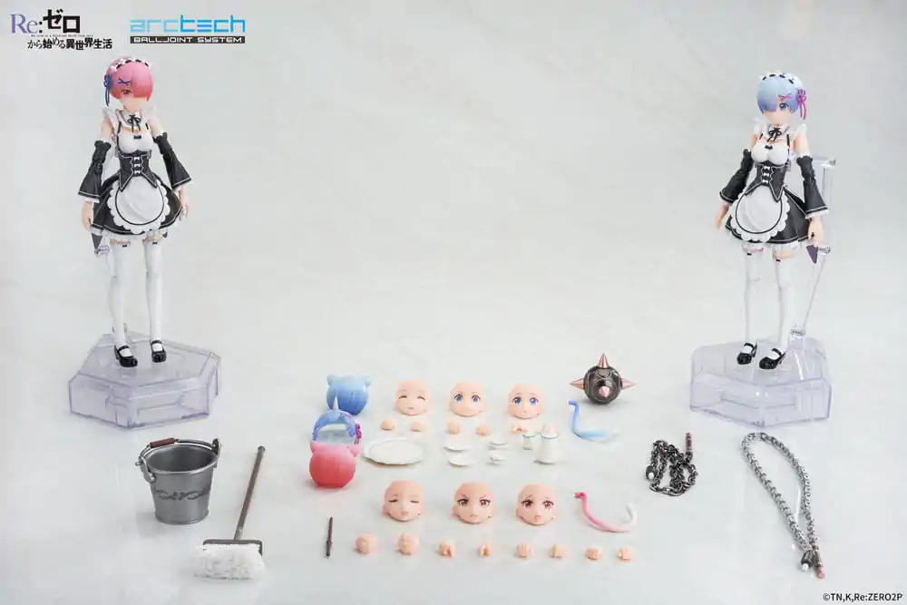 Re:Zero Starting Life in Another World Arctech Posable Series Actionfiguren 2er-Pack 1/8 Rem & Ram 20 cm Produktfoto