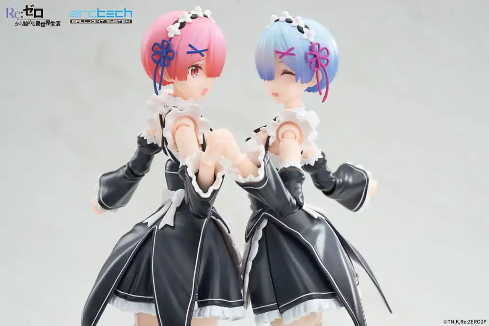 Re:Zero Starting Life in Another World Arctech Posable Series Actionfiguren 2er-Pack 1/8 Rem & Ram 20 cm Produktfoto
