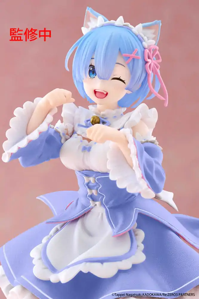 Re:Zero Starting Life in Another World Coreful PVC Statue Rem Cat Maid Ver. Renewal 18 cm Produktfoto
