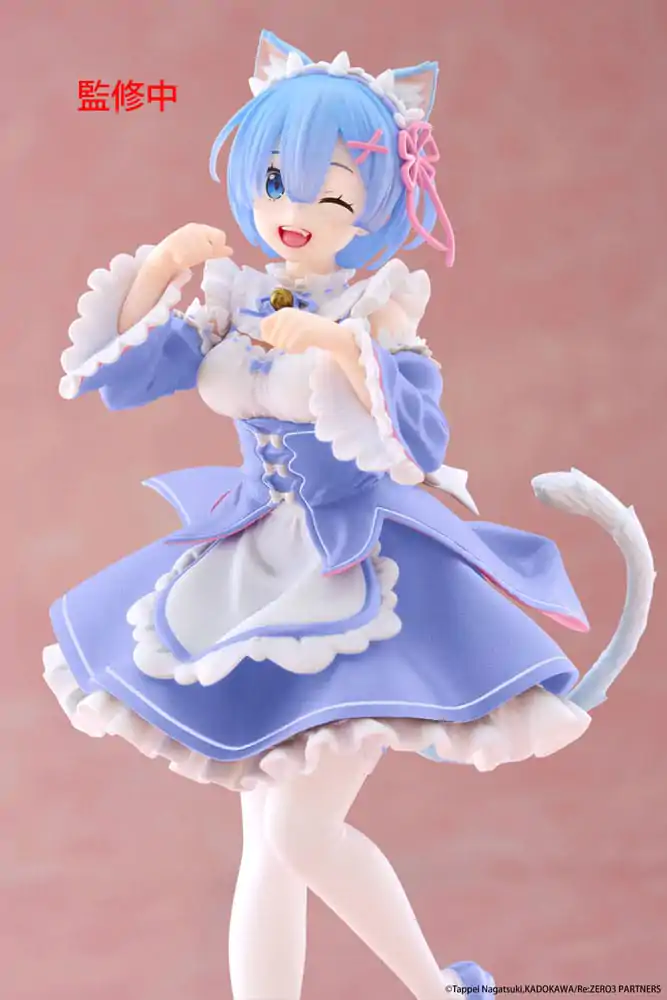 Re:Zero Starting Life in Another World Coreful PVC Statue Rem Cat Maid Ver. Renewal 18 cm Produktfoto