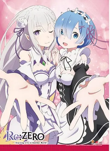 Re:Zero Starting Life in Another World Wandrolle Emilia & Rem Produktfoto
