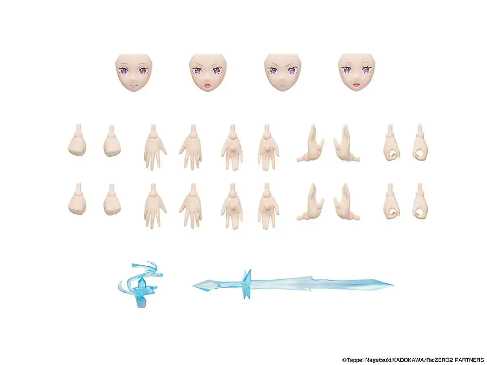 Re:Zero Starting Life in Another World Plastik Modell Bausatz Emilia DX Ver. 16 cm Produktfoto