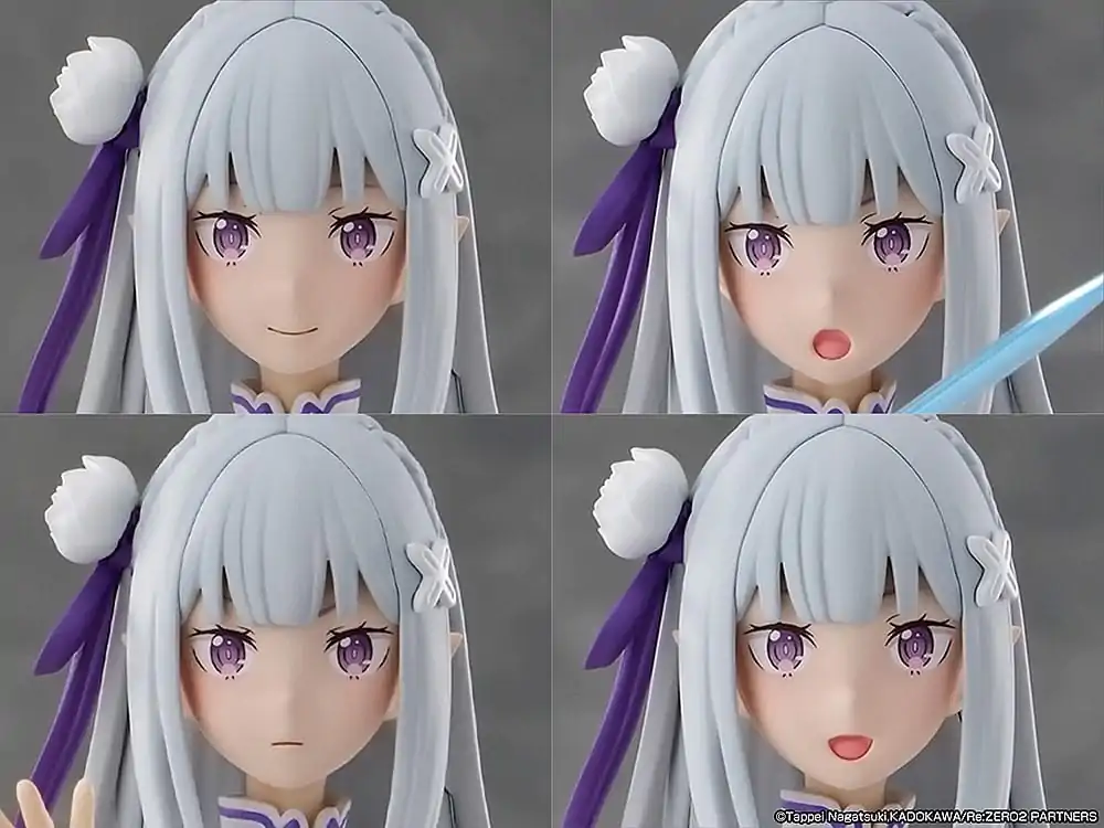 Re:Zero Starting Life in Another World Plastik Modell Bausatz Emilia DX Ver. 16 cm Produktfoto