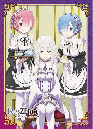 Re:Zero Starting Life in Another World Wandrolle Emilia, Rem & Ram termékfotó