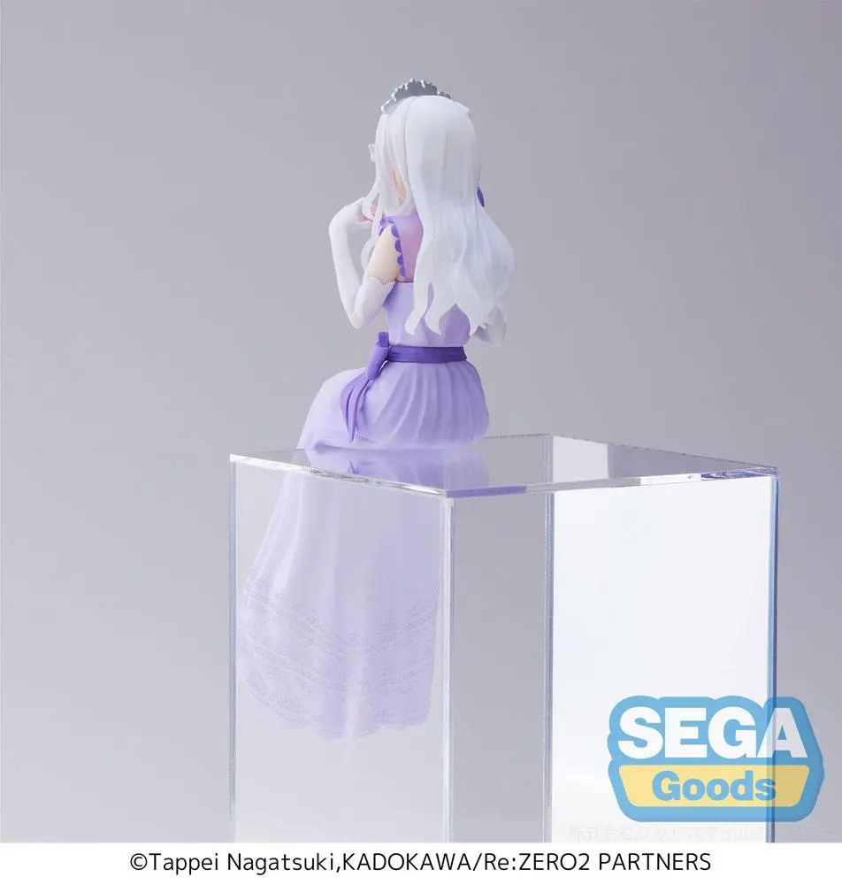 Re:Zero - Starting Life in Another World: Lost in Memories PM Perching PVC Statue Emilia (Dressed-Up Party) 14 cm Produktfoto