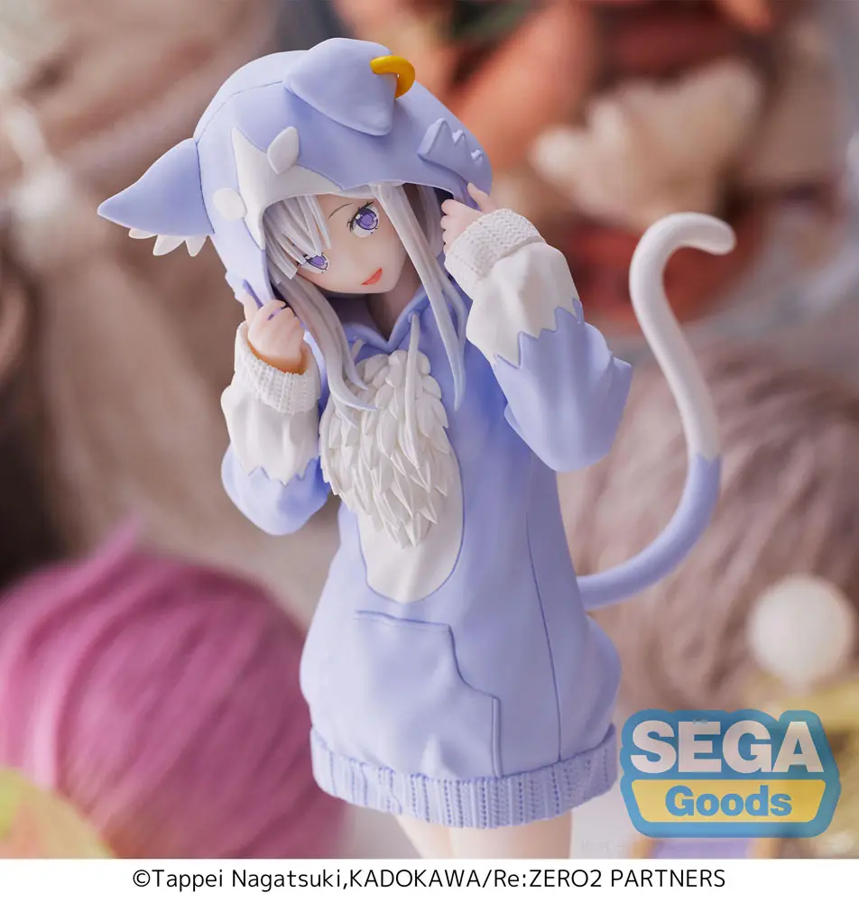 Re:Zero - Starting Life in Another World Luminasta PVC Statue Emilia Mofumofu Pack 21 cm Produktfoto