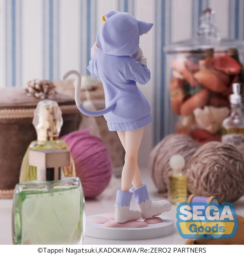 Re:Zero - Starting Life in Another World Luminasta PVC Statue Emilia Mofumofu Pack 21 cm Produktfoto