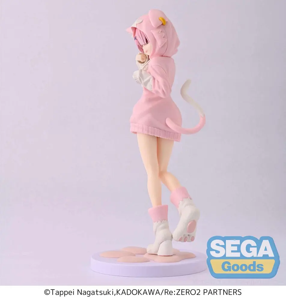 Re:Zero Starting Life in Another World Luminasta PVC Statue Ram Mofumofu Pack 21 cm Produktfoto