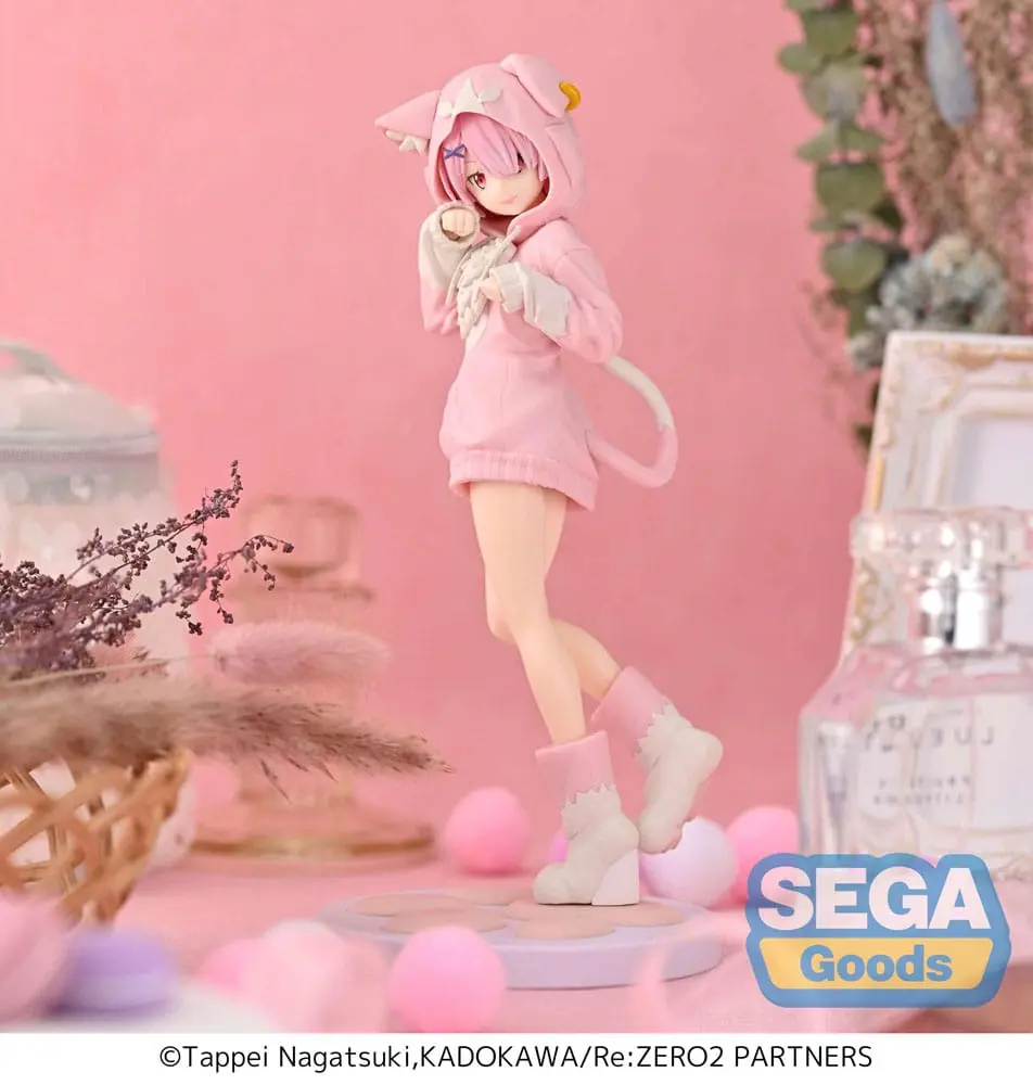 Re:Zero Starting Life in Another World Luminasta PVC Statue Ram Mofumofu Pack 21 cm Produktfoto