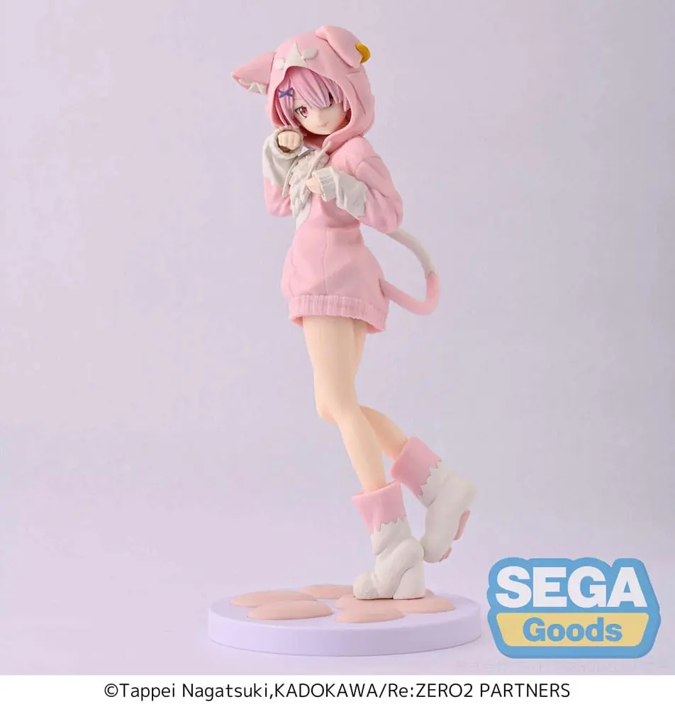 Re:Zero Starting Life in Another World Luminasta PVC Statue Ram Mofumofu Pack 21 cm Produktfoto