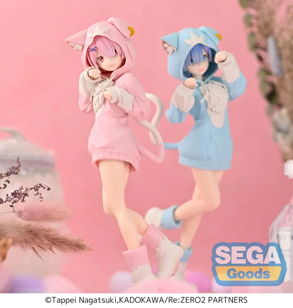 Re:Zero Starting Life in Another World Luminasta PVC Statue Ram Mofumofu Pack 21 cm Produktfoto