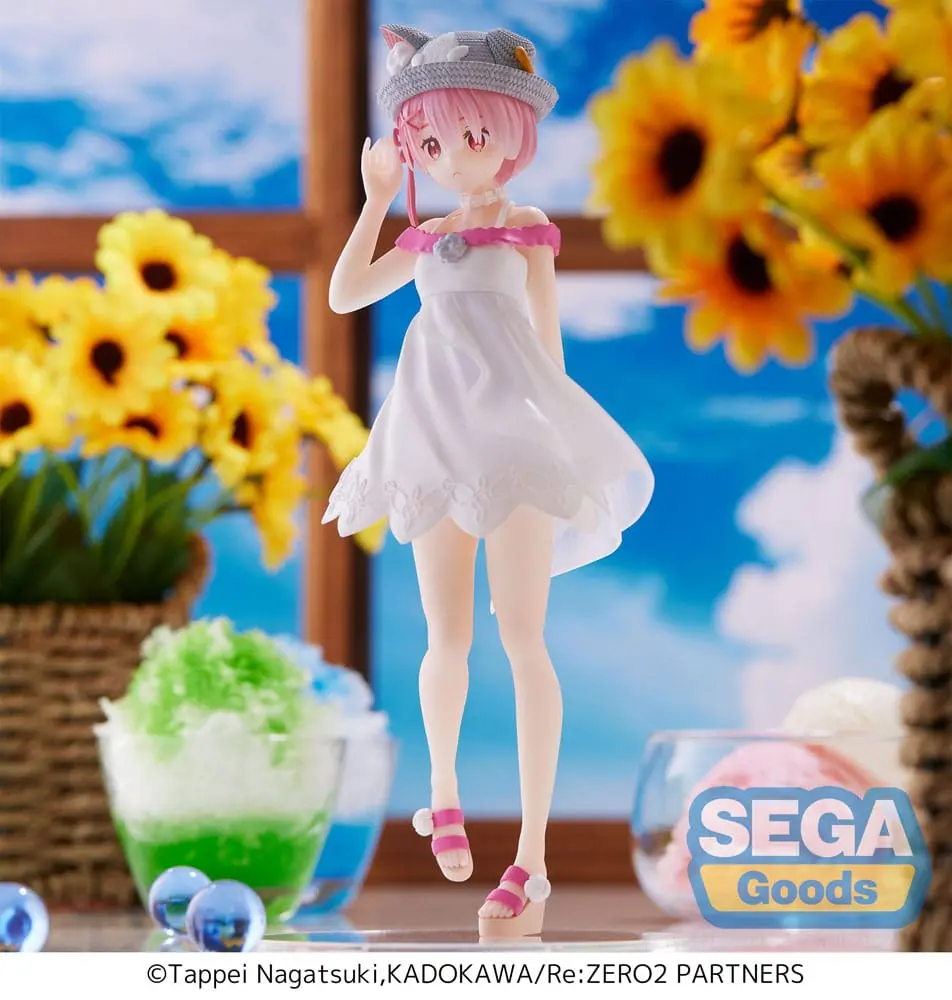 Re:Zero Starting Life in Another World Luminasta PVC Statue Ram Nyatsu Day 19 cm Produktfoto