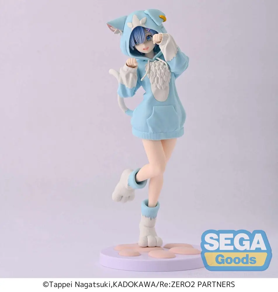 Re:Zero Starting Life in Another World Luminasta PVC Statue Rem Mofumofu Pack 21 cm Produktfoto