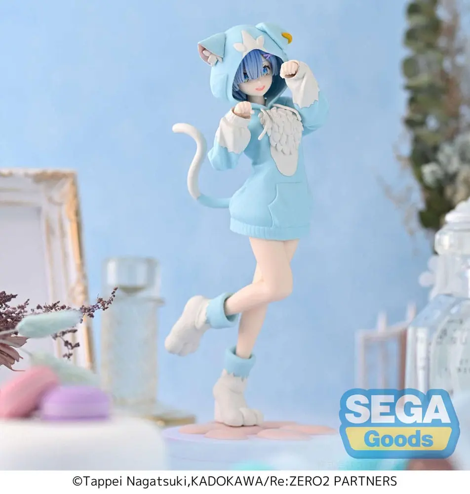 Re:Zero Starting Life in Another World Luminasta PVC Statue Rem Mofumofu Pack 21 cm Produktfoto