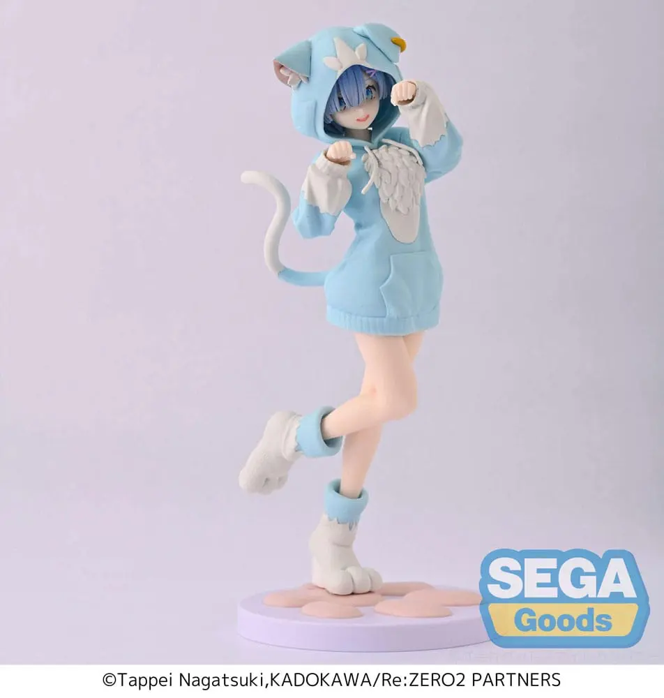 Re:Zero Starting Life in Another World Luminasta PVC Statue Rem Mofumofu Pack 21 cm Produktfoto