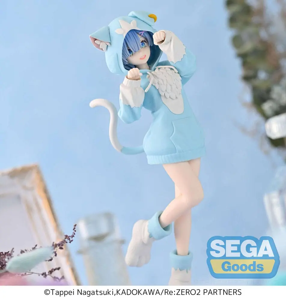 Re:Zero Starting Life in Another World Luminasta PVC Statue Rem Mofumofu Pack 21 cm Produktfoto