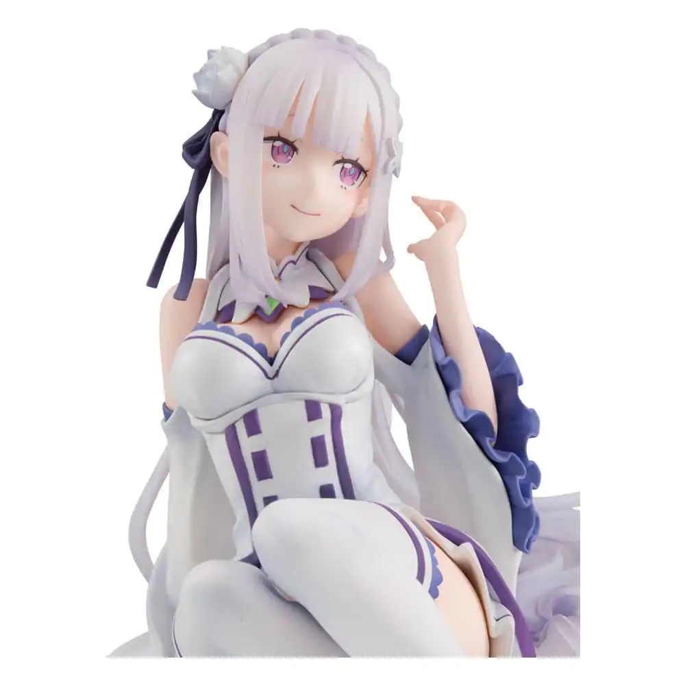 Re:ZERO Starting Life in Another World Melty Princess PVC Statue Emilia Palm Size 9 cm Produktfoto