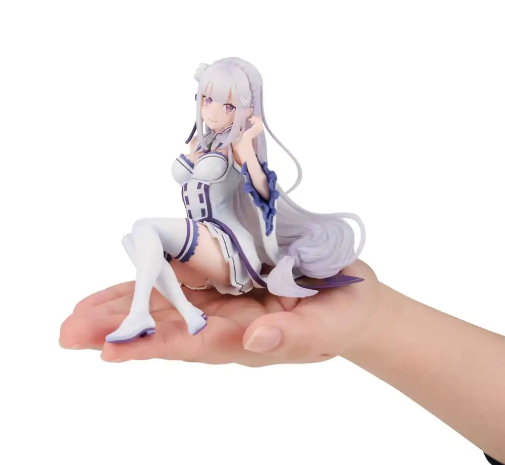 Re:ZERO Starting Life in Another World Melty Princess PVC Statue Emilia Palm Size 9 cm Produktfoto