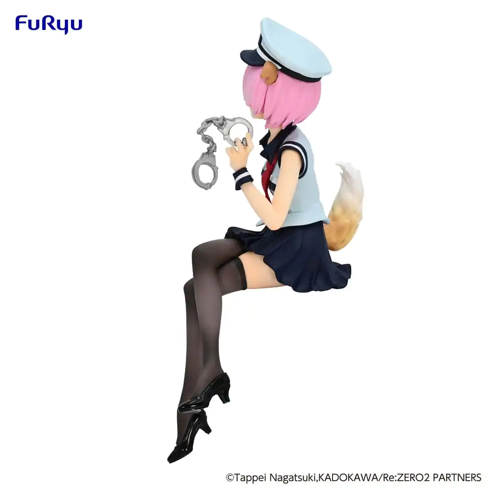 Re:Zero Starting Life in Another World Noodle Stopper PVC Statue Ram Police Officer Cap with Dog Ears 16 cm Produktfoto