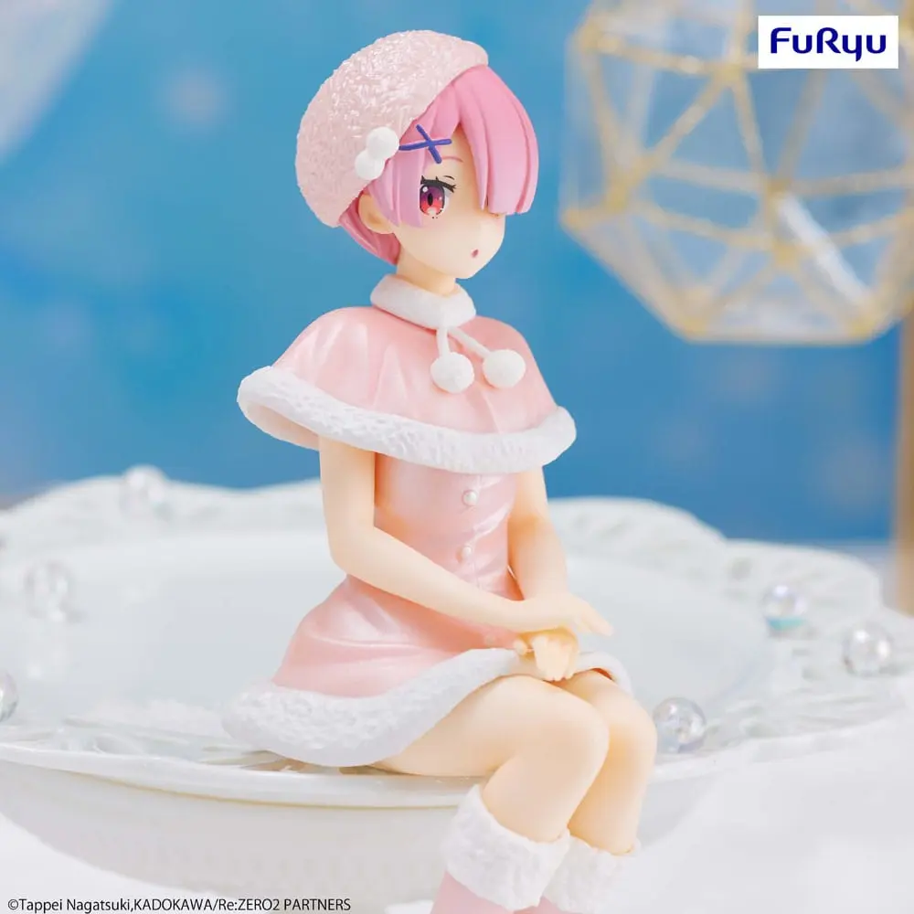 Re:Zero Starting Life in Another World Noodle Stopper PVC Statue Ram Snow 14 cm Produktfoto