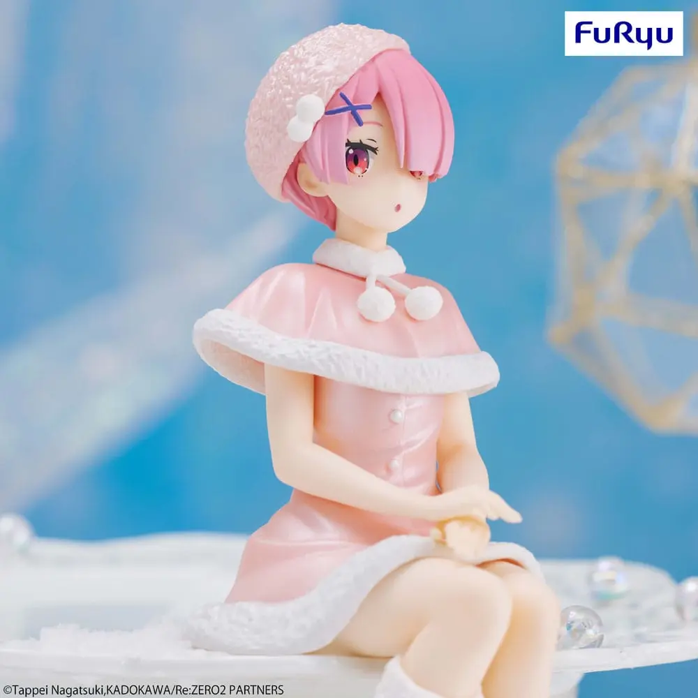 Re:Zero Starting Life in Another World Noodle Stopper PVC Statue Ram Snow 14 cm Produktfoto