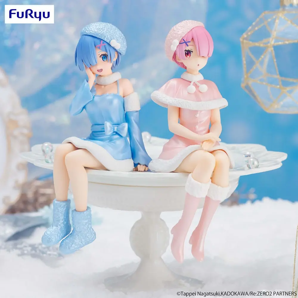 Re:Zero Starting Life in Another World Noodle Stopper PVC Statue Ram Snow 14 cm Produktfoto