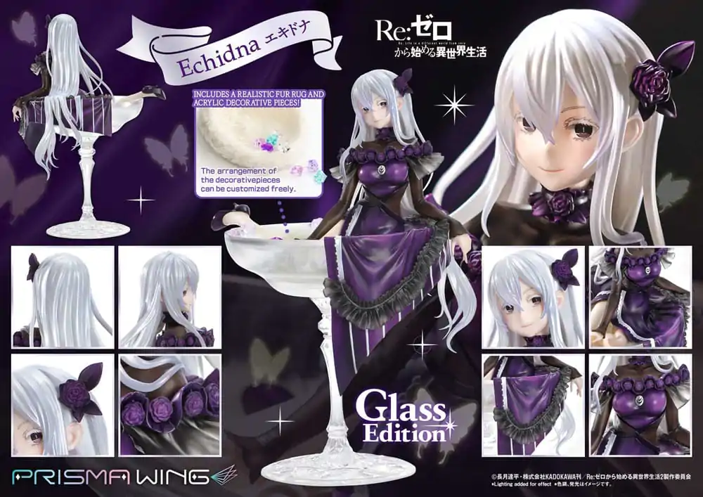 Re:ZERO Starting Life in Another World Prisma Wing PVC Statue 1/7 Echidna Glass Edition 24 cm termékfotó